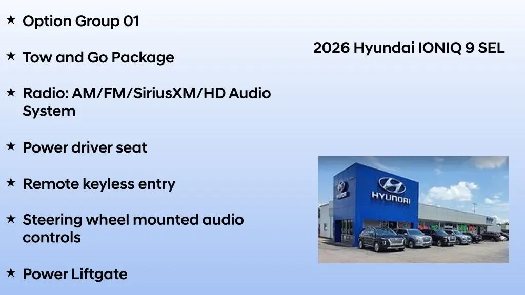 2026 Hyundai IONIQ 9 SEL