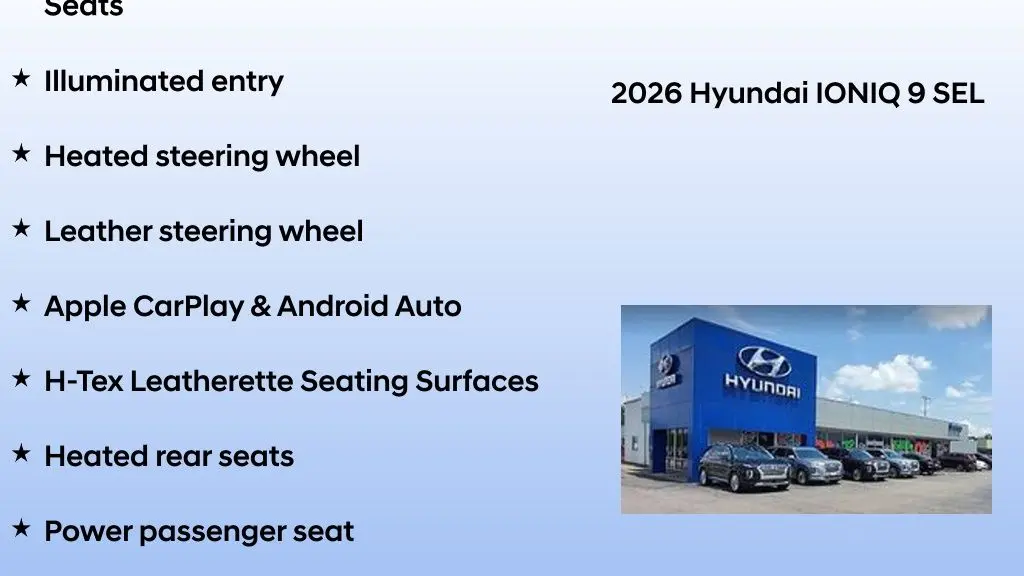 2026 Hyundai IONIQ 9 SEL