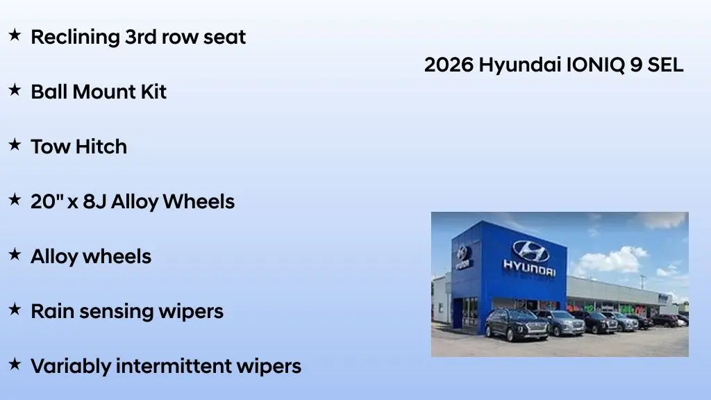 2026 Hyundai IONIQ 9 SEL
