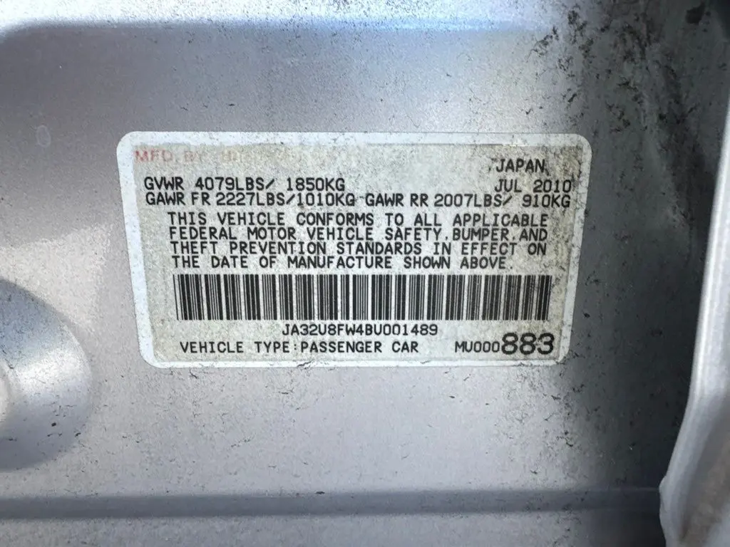 2011 Mitsubishi Lancer - $4,995