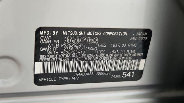2020 Mitsubishi Outlander SE