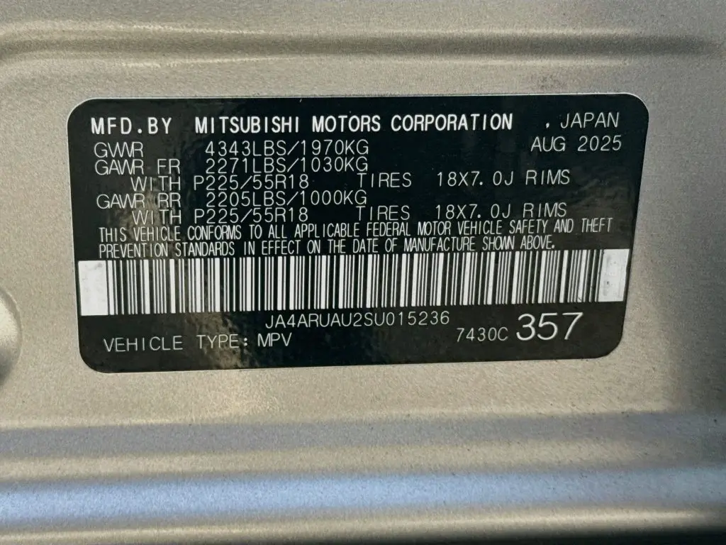 2025 Mitsubishi Outlander - $20,627