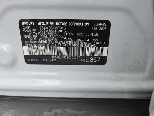 2025 Mitsubishi Outlander - $19,234