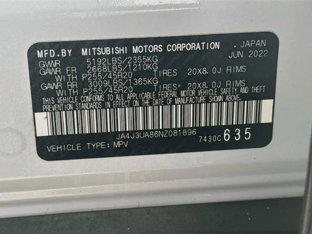 2022 Mitsubishi Outlander - $17,948