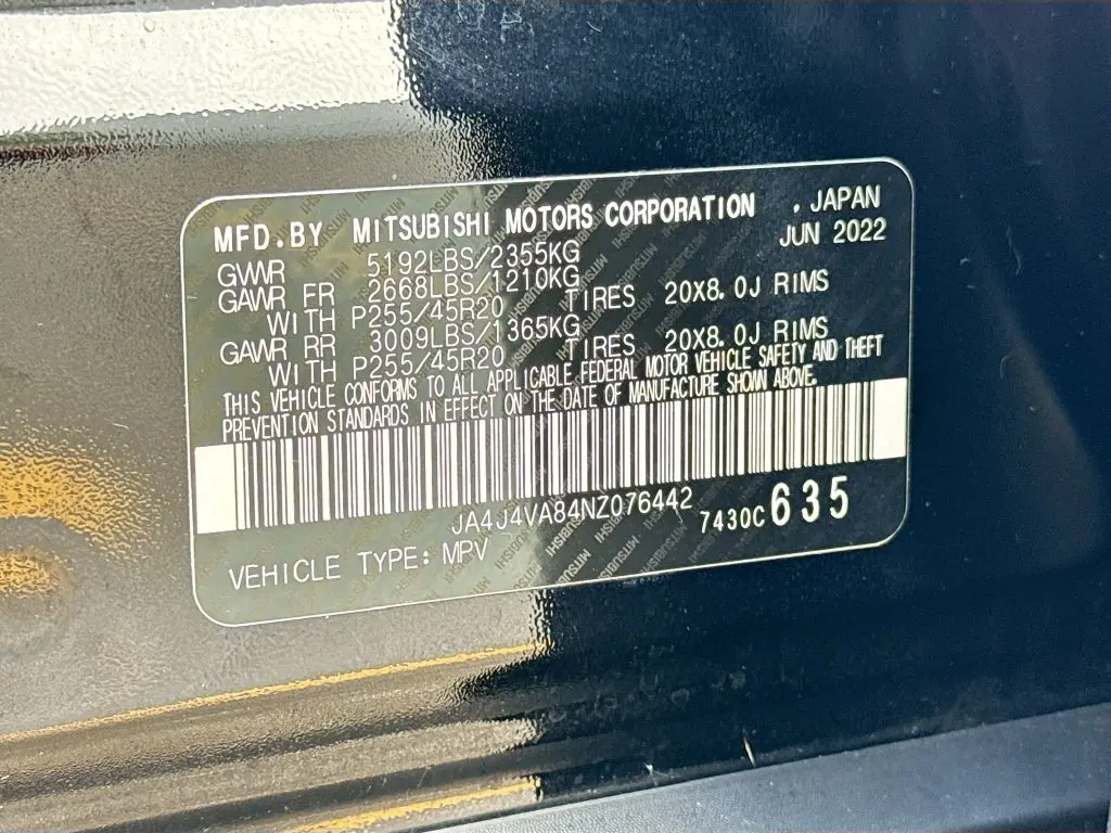 2022 Mitsubishi Outlander - $16,186