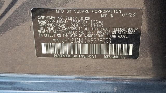2024 Subaru Impreza Base