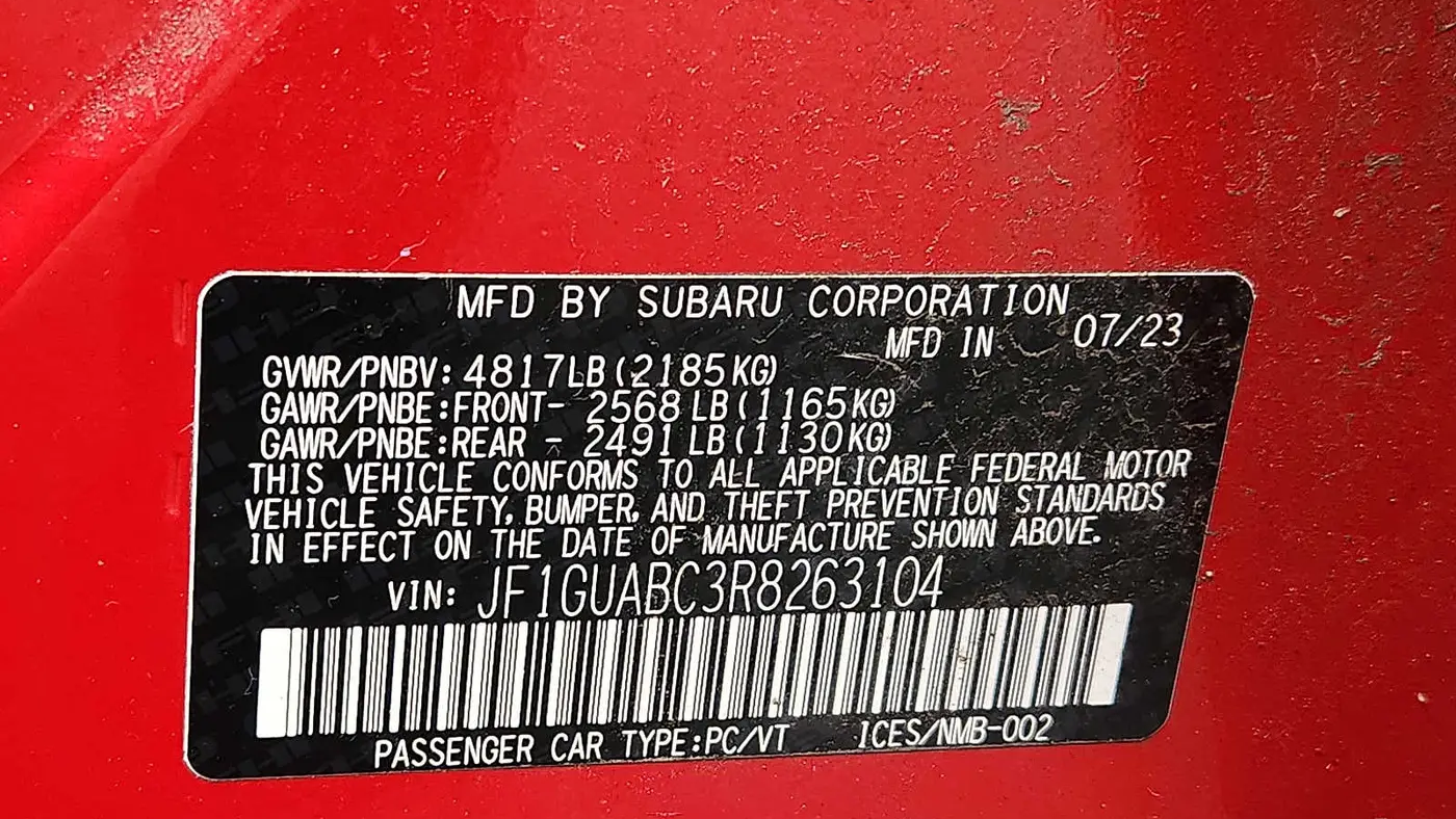 2024 Subaru Impreza Base