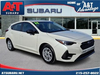 2024 Subaru Impreza with Crystal White Pearl Exterior