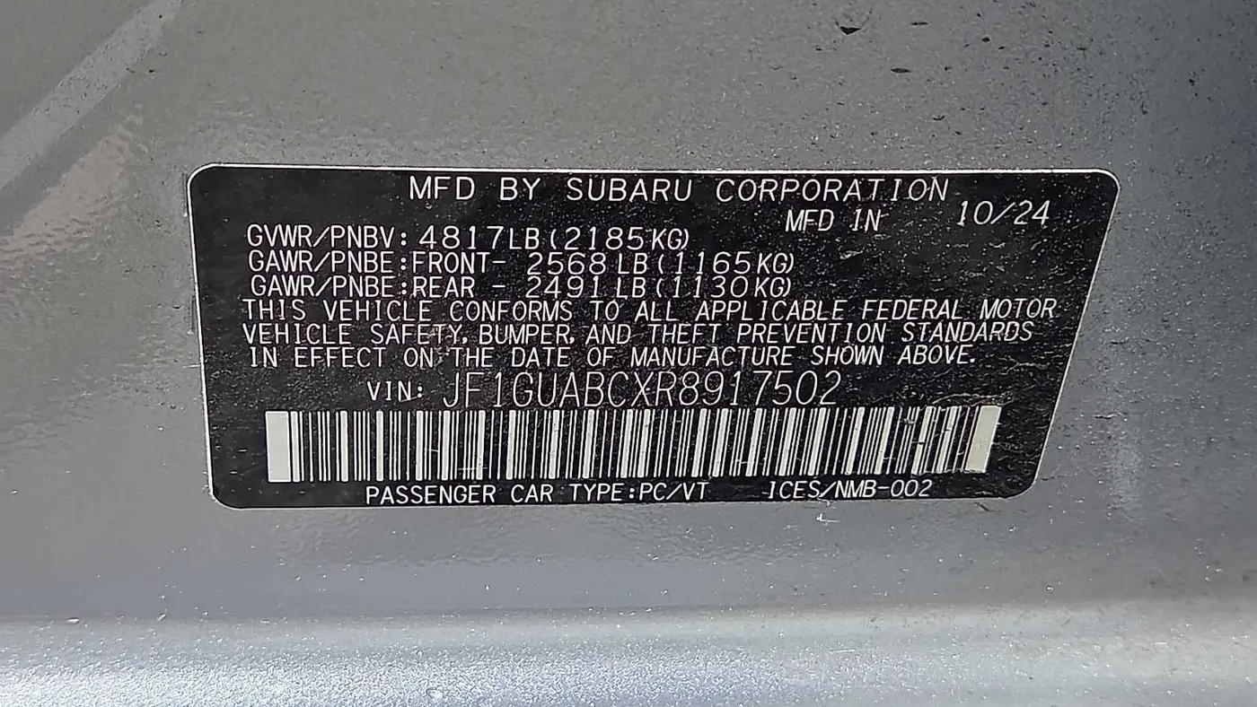 2024 Subaru Impreza Base