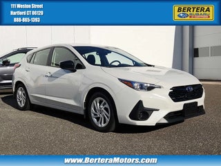 2025 Subaru Impreza with Crystal White Pearl Exterior