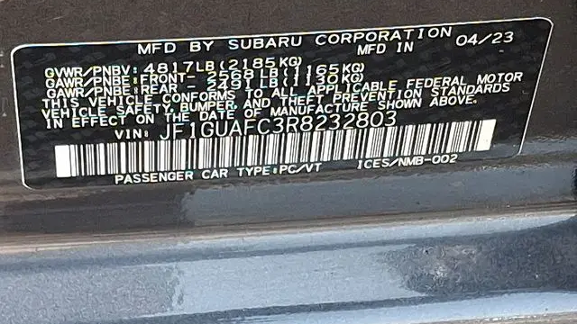2024 Subaru Impreza Sport