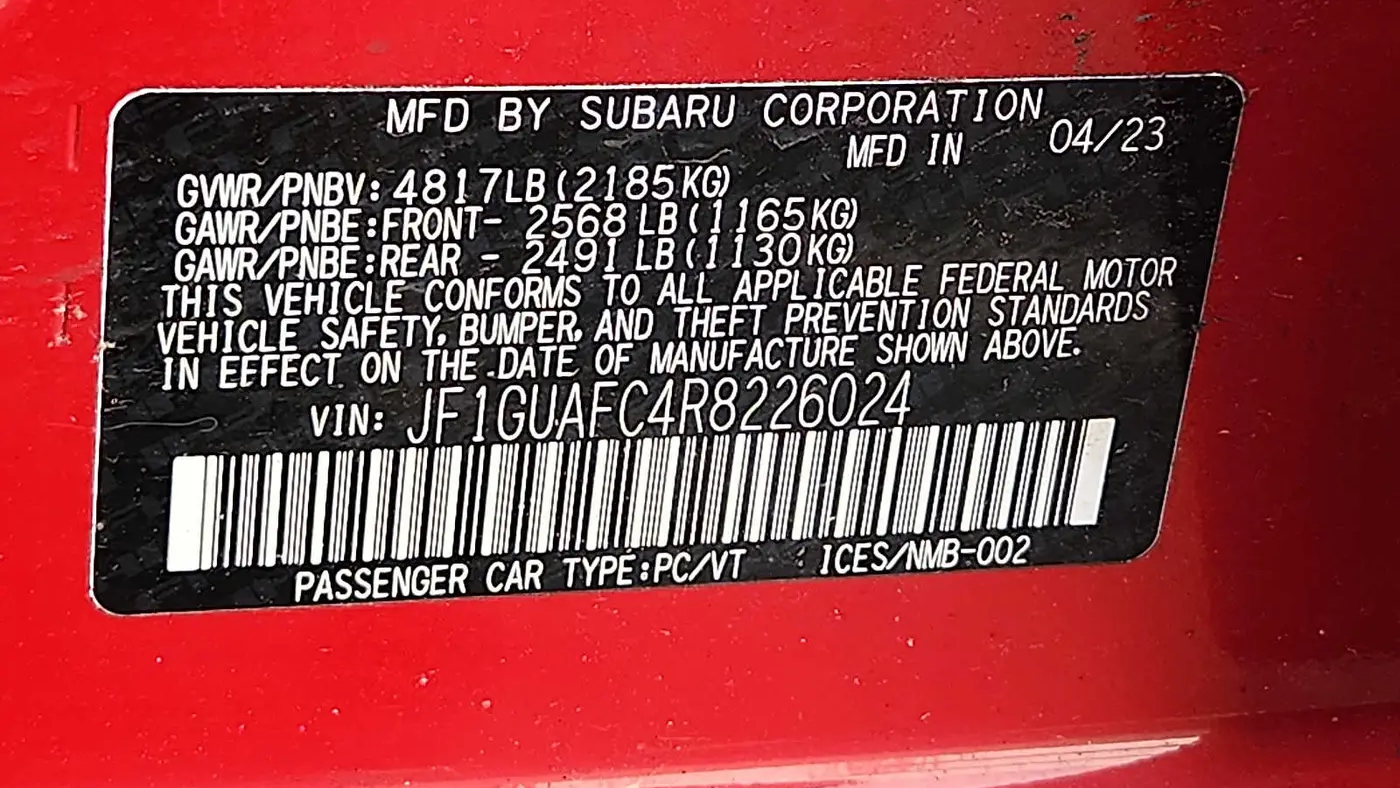 2024 Subaru Impreza Sport