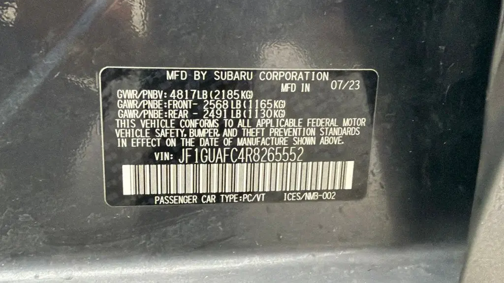 2024 Subaru Impreza Sport