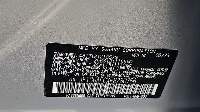 2024 Subaru Impreza Sport