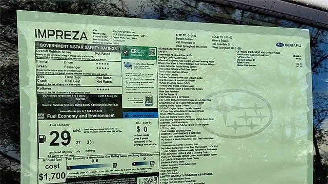 2026 Subaru Impreza Sport