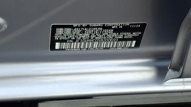 2025 Subaru Impreza RS