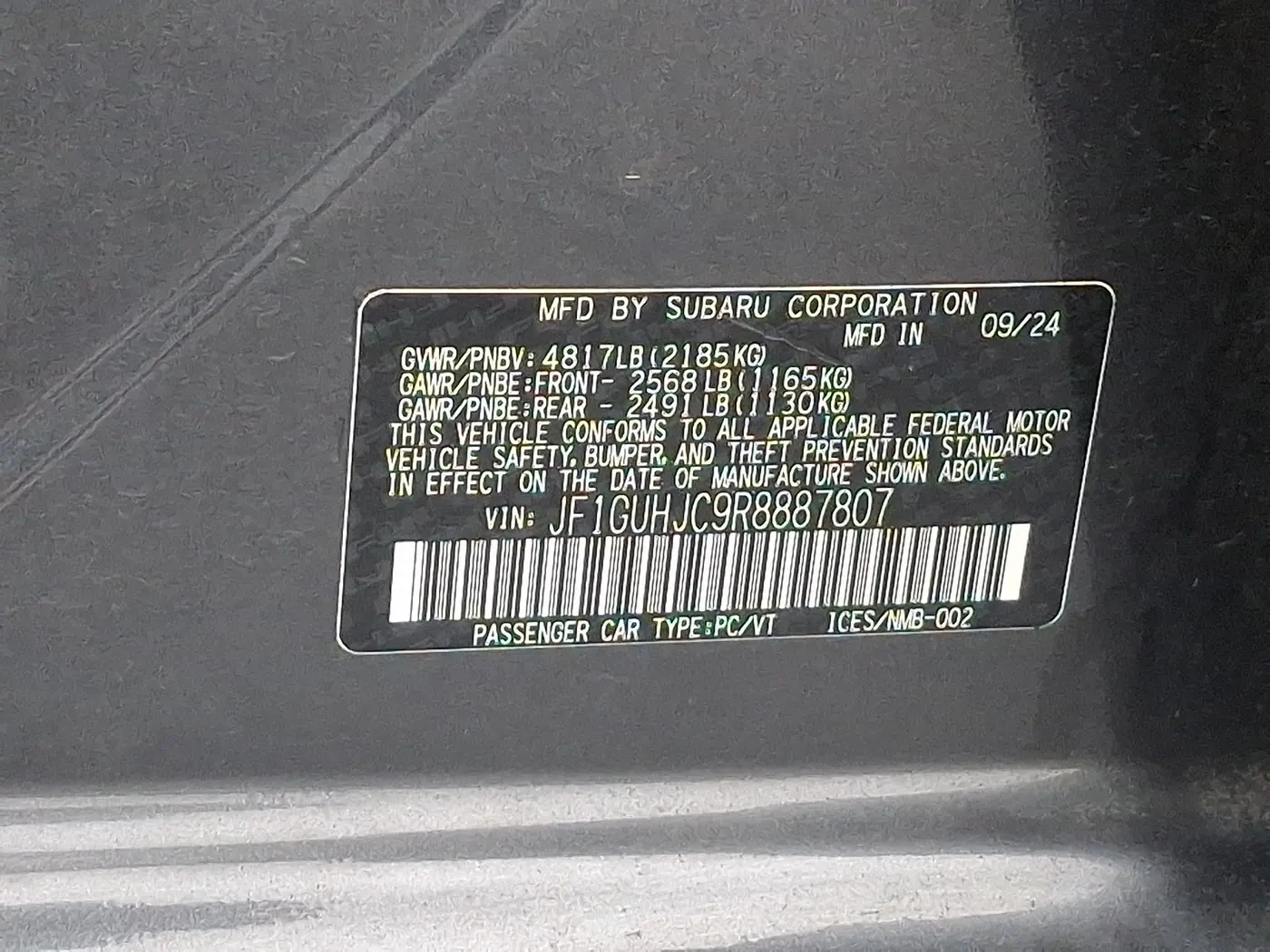 2024 Subaru Impreza - $24,470