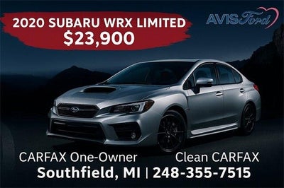 2020 Subaru WRX AWD Limited 4DR Sedan 6M