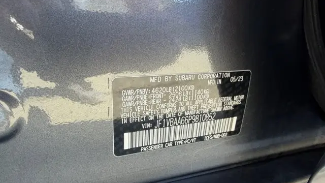 2023 Subaru WRX Base