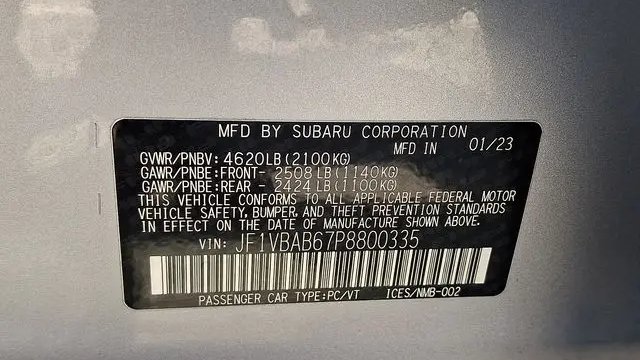 2023 Subaru WRX Base