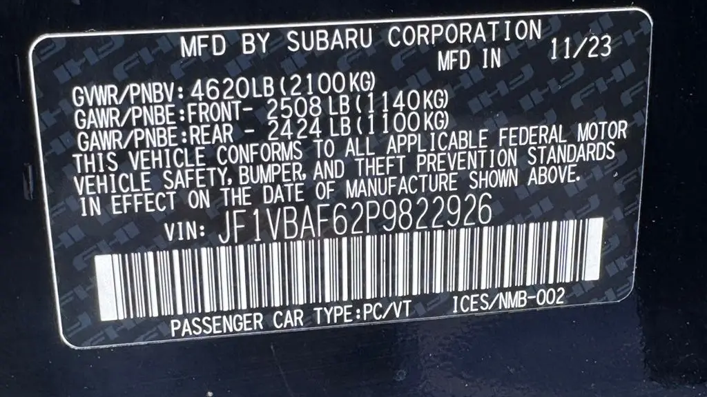 2023 Subaru WRX Premium
