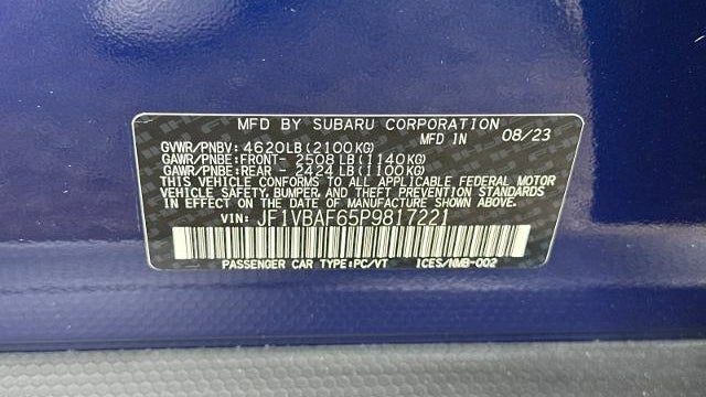 2023 Subaru WRX Premium