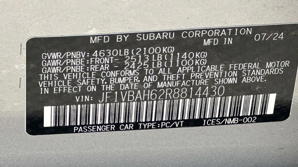 2024 Subaru WRX Premium