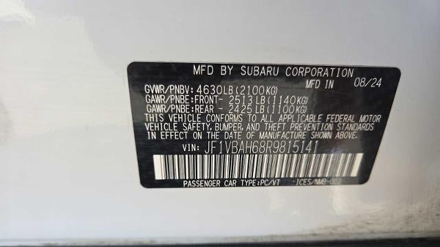 2024 Subaru WRX Premium