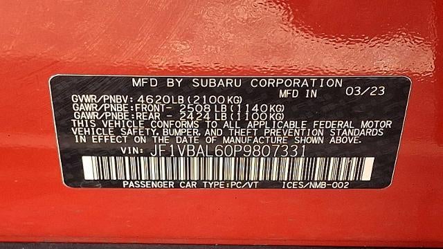 2023 Subaru WRX Limited