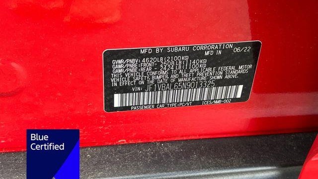 2022 Subaru WRX Limited