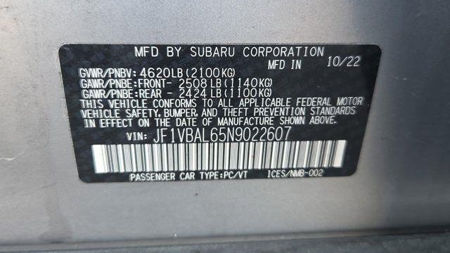 2022 Subaru WRX Limited