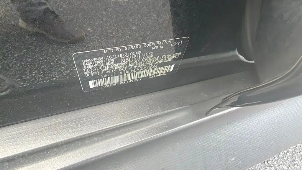 2023 Subaru WRX Limited