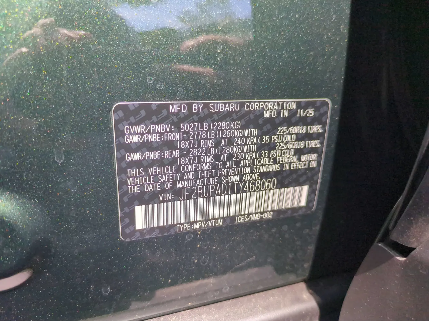 2026 Subaru Outback - $34,495