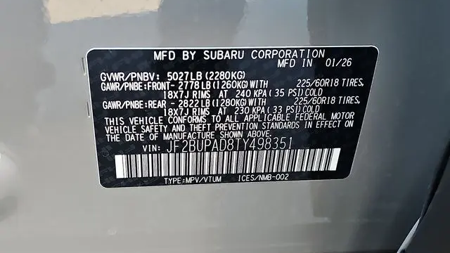 2026 Subaru Outback Premium