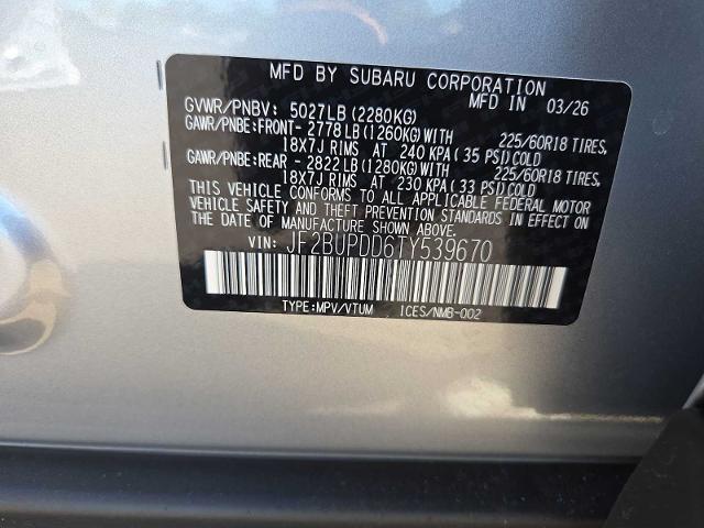2026 Subaru Outback - $39,234