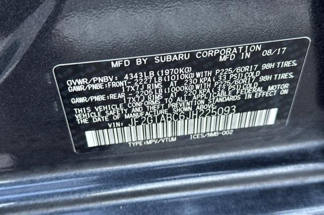 2018 Subaru Crosstrek - $11,906