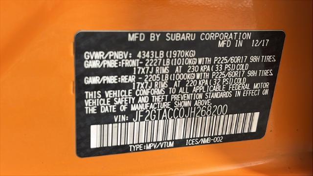 2018 Subaru Crosstrek - $16,795
