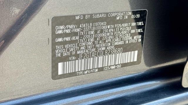 2020 Subaru Crosstrek Premium
