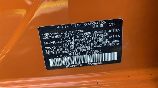2020 Subaru Crosstrek Premium