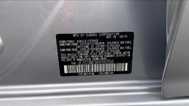 2019 Subaru Crosstrek 2.0i Limited