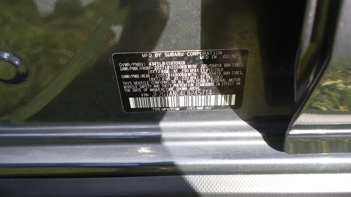 2020 Subaru Crosstrek Limited