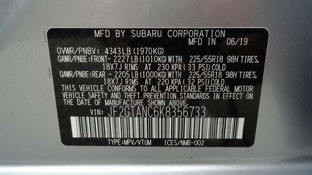 2019 Subaru Crosstrek 2.0i Limited