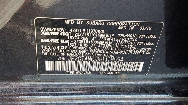2019 Subaru Crosstrek 2.0i Limited