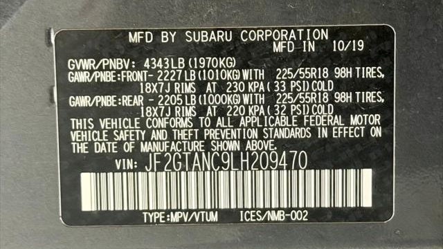 2020 Subaru Crosstrek Limited