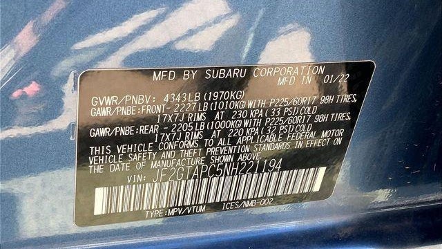 2022 Subaru Crosstrek Premium
