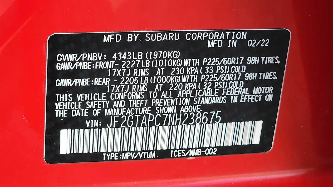 2022 Subaru Crosstrek Premium