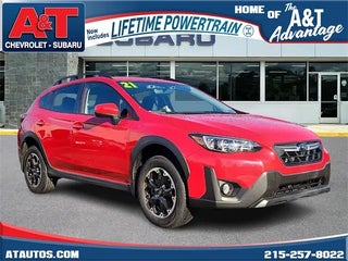 2021 Subaru Crosstrek with Pure Red Exterior