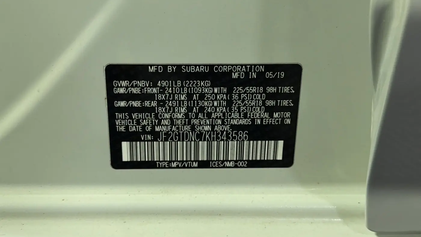 2019 Subaru Crosstrek Hybrid
