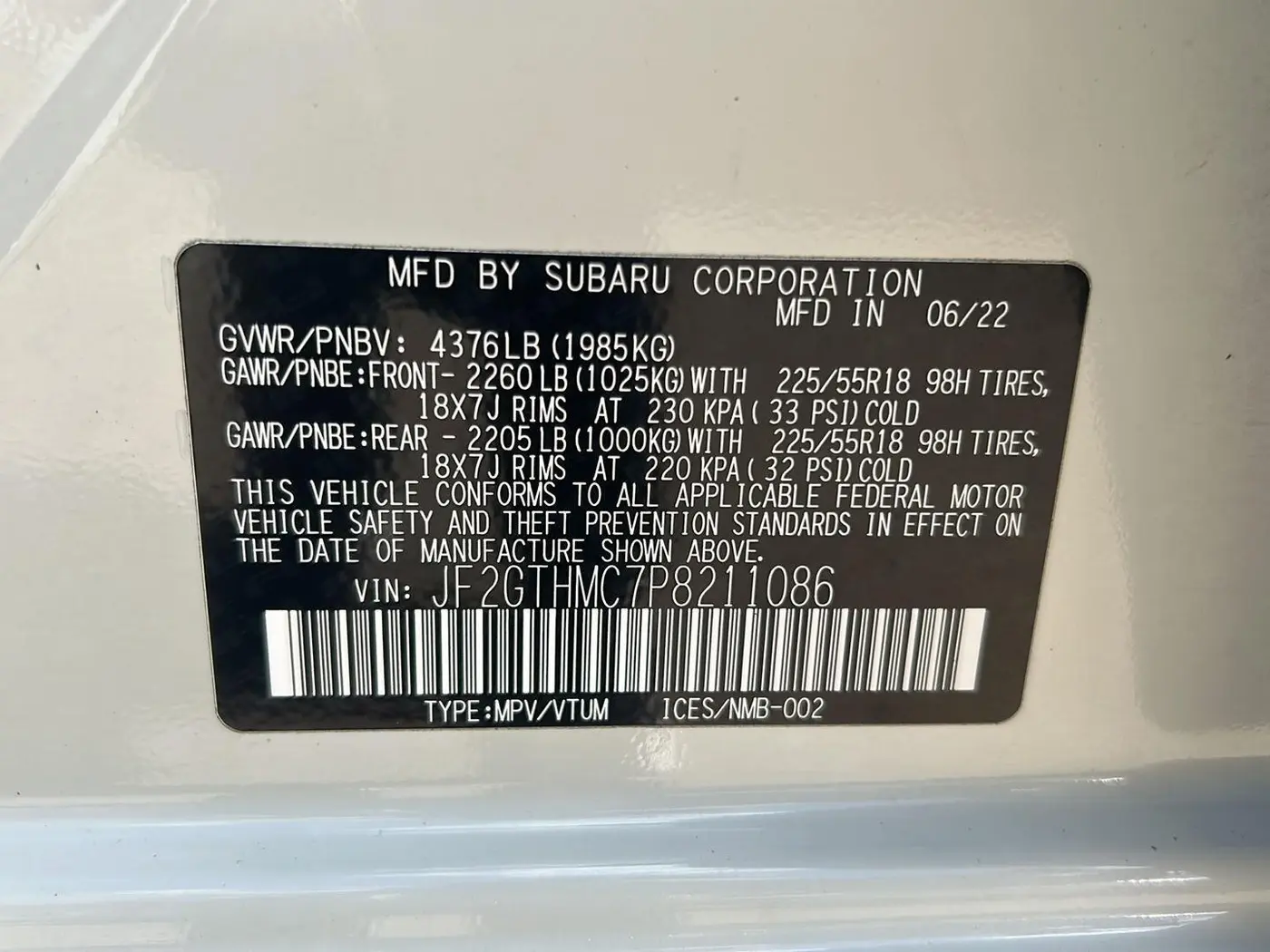 2023 Subaru Crosstrek - $22,725