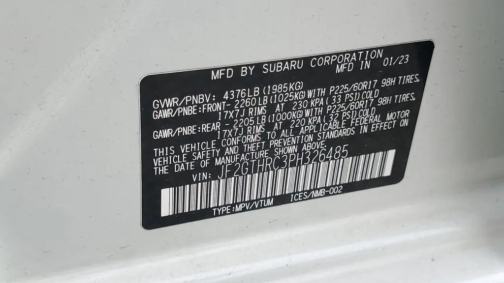 2023 Subaru Crosstrek Sport